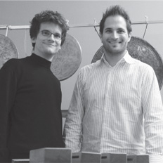 Artist photo of eardrum percussion duo