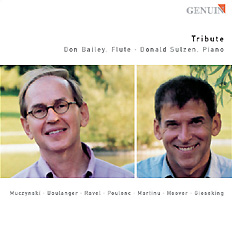 Tribute CD album cover 'Tribute' (GEN 04040) with Don Bailey, Donald Sulzen