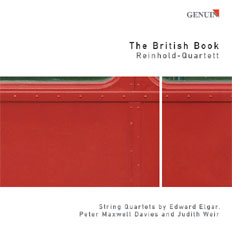 The British Book CD album cover 'The British Book' (GEN 86065) with Reinhold-Quartett, Dietrich Reinhold, Tobias Haupt ...