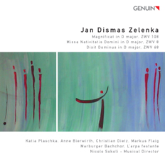 Jan Dismas Zelenka CD album cover 'Jan Dismas Zelenka' (GEN 11213) with Marburger Bachchor, L´arpa festante, Nicolo Sokoli ...