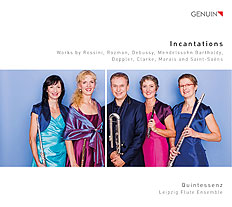 Incantations CD album cover 'Incantations' (GEN 16421) with Quintessenz
