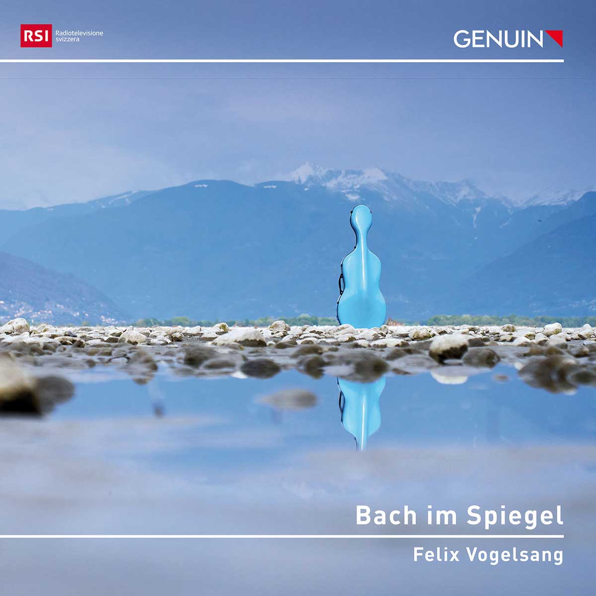 CD album cover 'Bach im Spiegel – Bach in the Mirror' (GEN 23821)