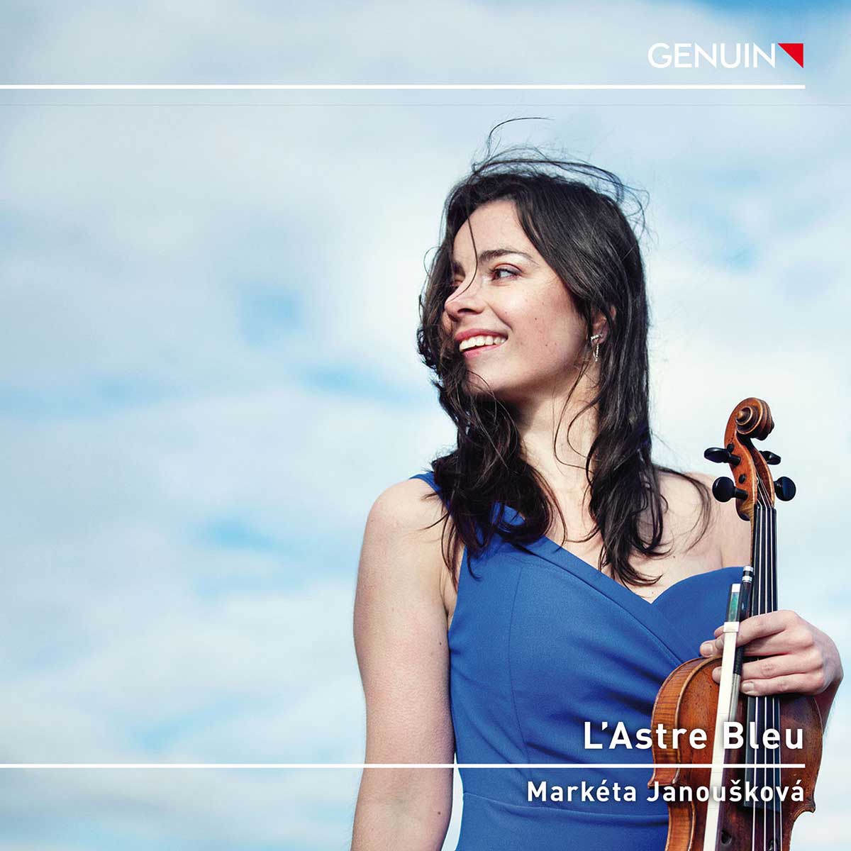 CD album cover 'L’Astre Bleu' (GEN 23832) with Markéta Janoušková