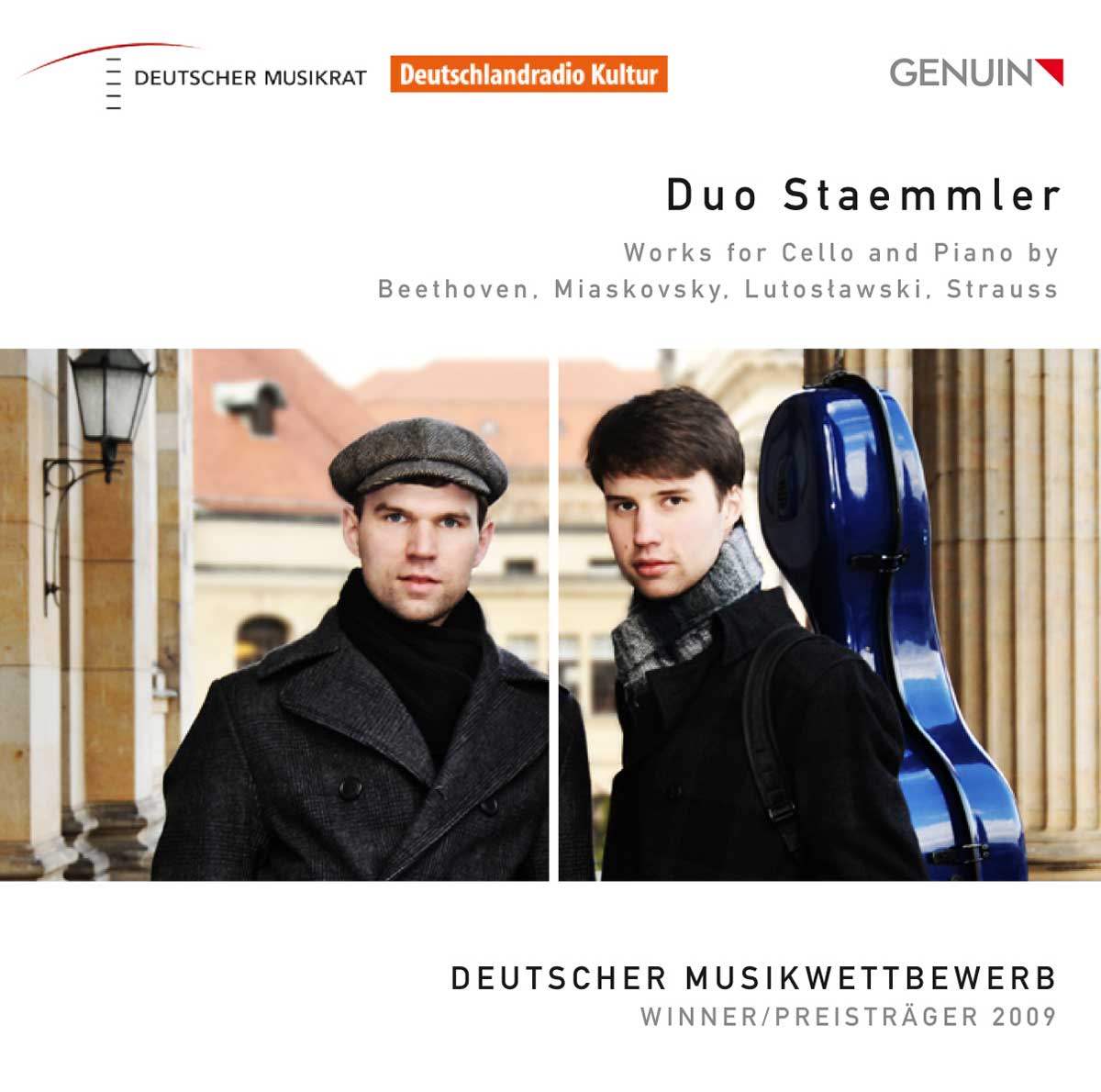 Duo Staemmler CD album cover 'Duo Staemmler' (GEN 10168 ) with Peter-Philipp Staemmler , Hansjacob Staemmler