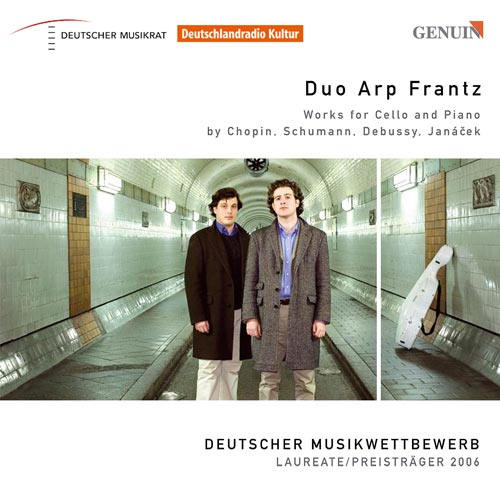 Duo Arp Frantz CD album cover 'Duo Arp Frantz' (GEN 87093) with Julian Arp, Caspar Frantz