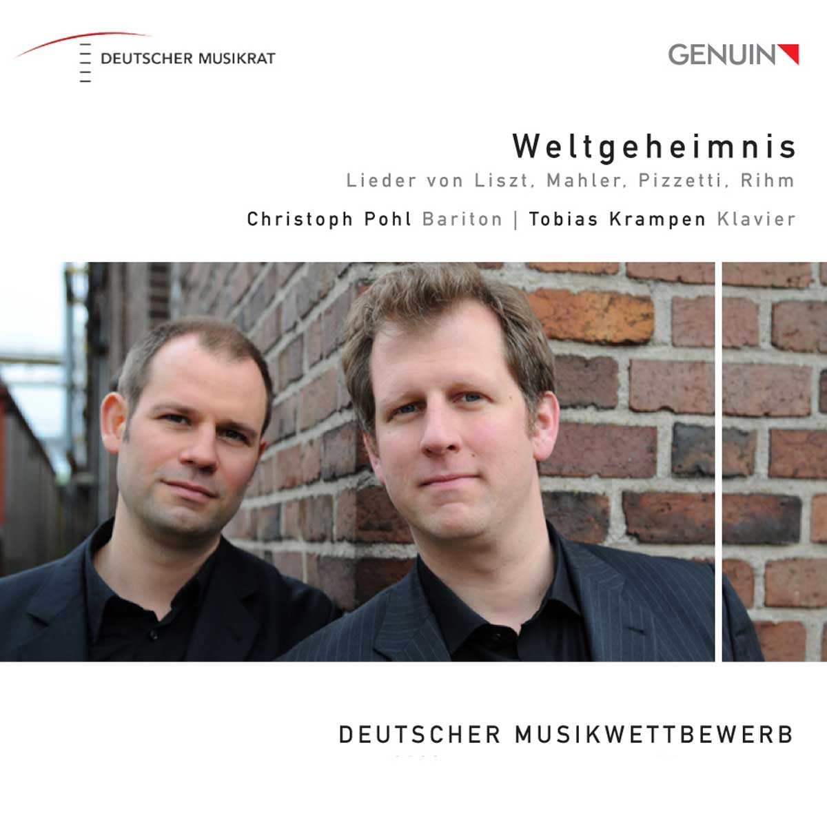 CD album cover 'Weltgeheimnis' (GEN 12233) with Christoph Pohl, Tobias Krampen