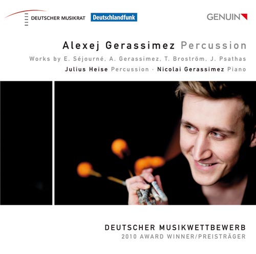 Alexej Gerassimez - Percussion CD album cover 'Alexej Gerassimez - Percussion' (GEN 12243) with Alexej Gerassimez, Julius Heise, Nicolai Gerassimez