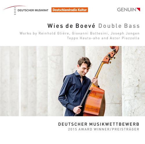 Wies de Boevé, Double Bass CD album cover 'Wies de Boevé, Double Bass' (GEN 16433) with Wies de Boevé, Tomoko Takahashi