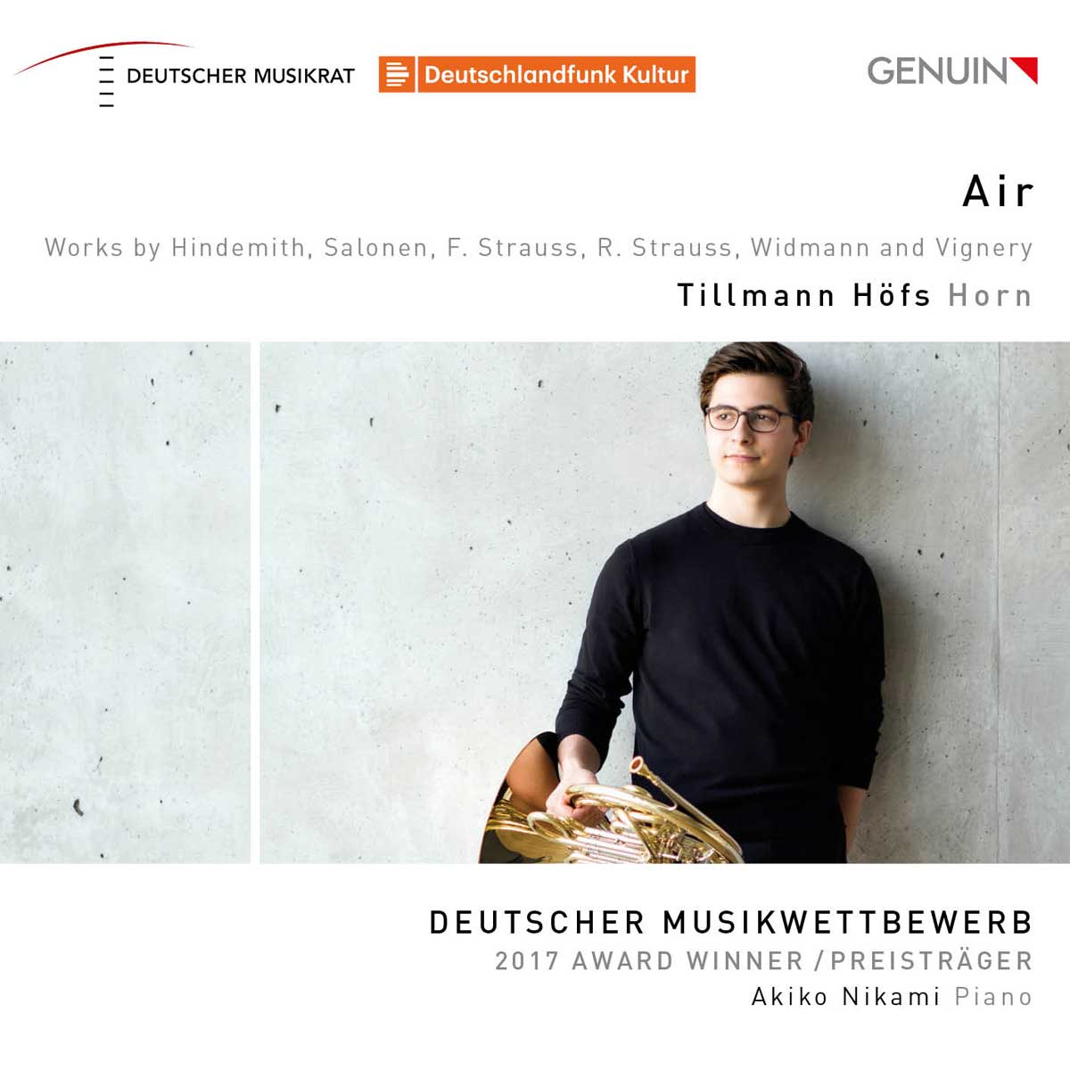 Air CD album cover 'Air' (GEN 18615) with Tillmann Höfs, Akiko Nikami