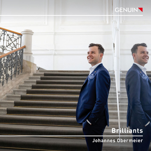 CD album cover 'Brilliants' (GEN 24860) with Johannes Obermeier