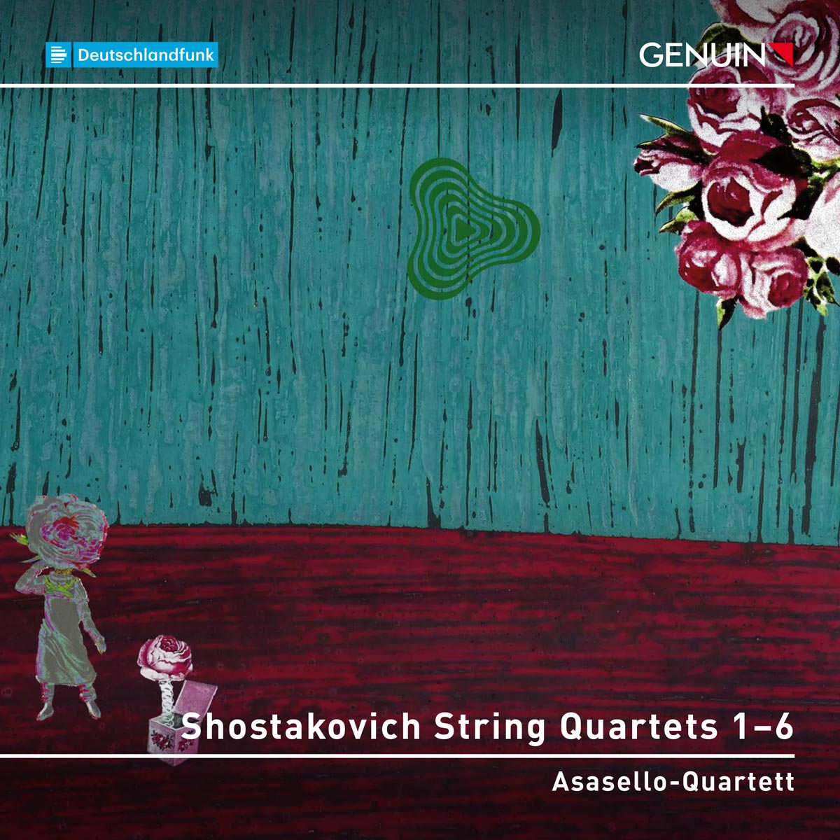 CD album cover 'Shostakovich String Quartets 1–6' (GEN 25908)