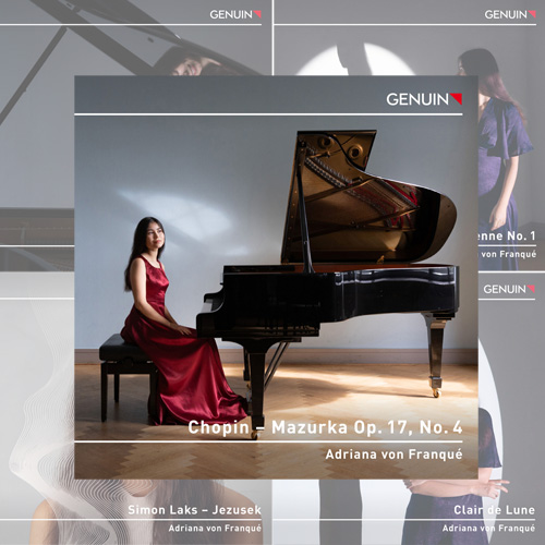 Mazurka Op. 17 No. 4 CD album cover 'Mazurka Op. 17 No. 4' (GEN 24907d) with Adriana von Franqué