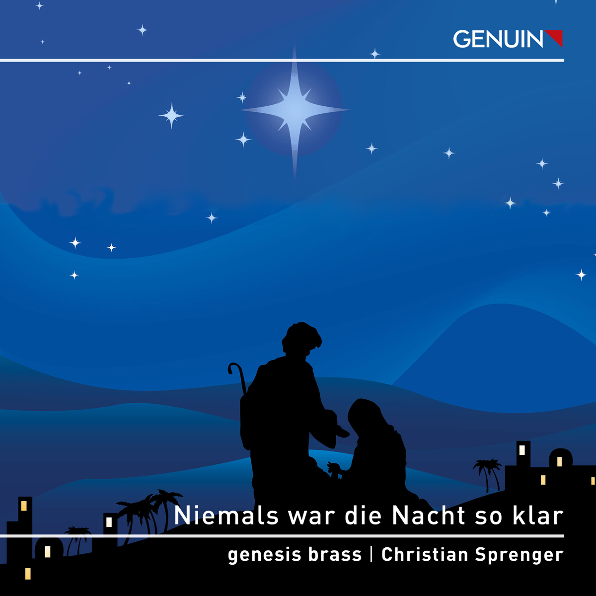 Album Cover: Niemals war die Nacht so klar CD album cover 'Niemals war die Nacht so klar' (GEN 25958d) with genesis brass, Christian Sprenger