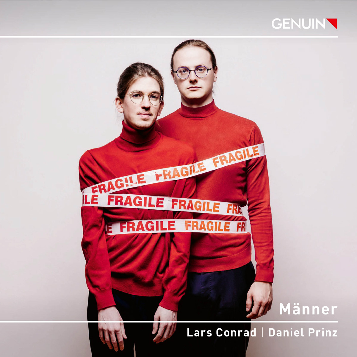 CD album cover 'Männer (Men)' (GEN 26950) with Lars Conrad, Daniel Prinz