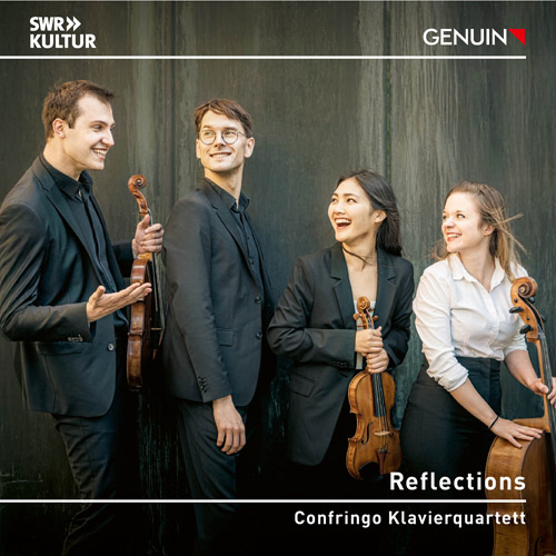 CD album cover 'Reflections' (GEN 26954) with Confringo Klavierquartett