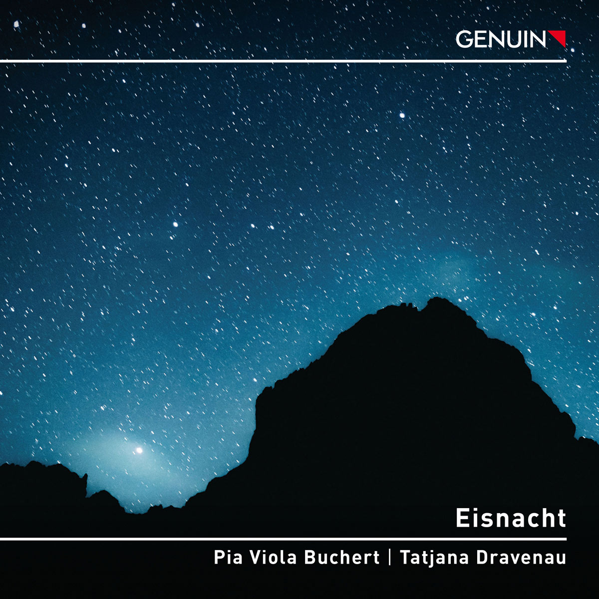 CD album cover 'Eisnacht (Ice Night)' (GEN 26948) with Pia Viola Buchert, Tatjana Dravenau
