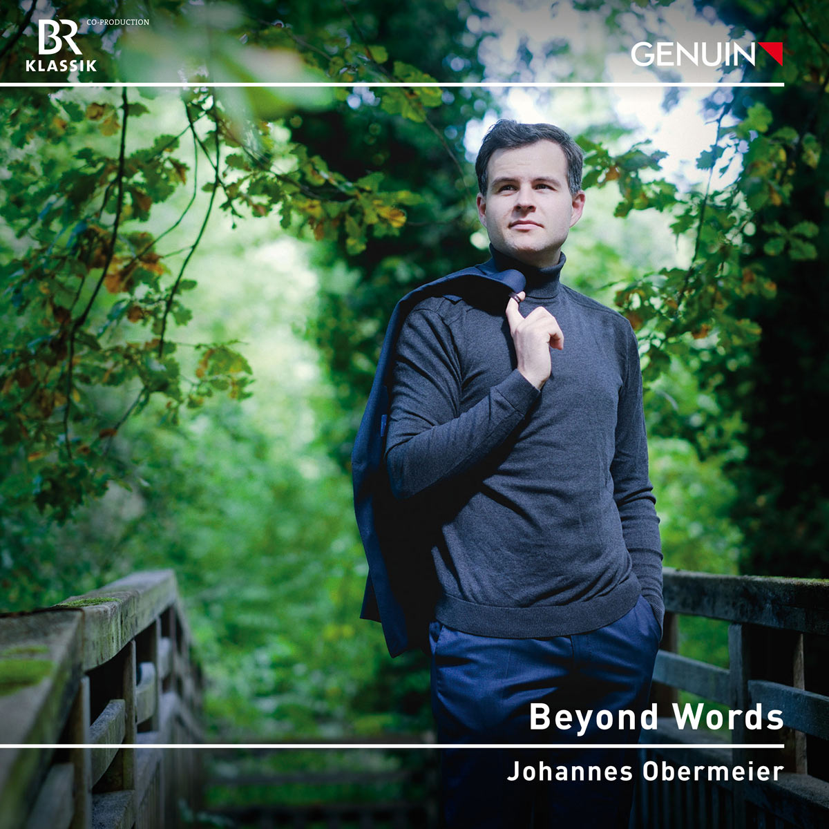 CD album cover 'Beyond Words' (GEN 26966) with Johannes Obermeier