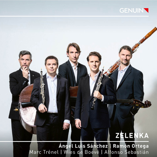 CD album cover 'ZELENKA' (GEN 26955) with Ramón Ortega Quero, Wies de Boevé, Ángel Luis Sánchez Moreno ...