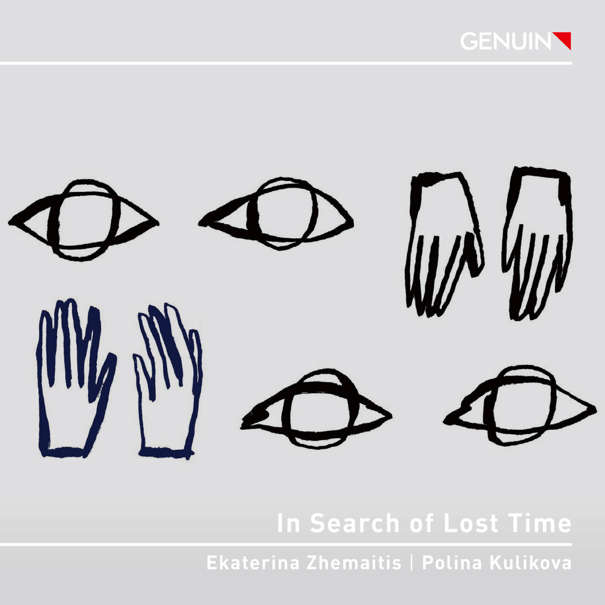 Album Cover: In Search of Lost Time CD album cover 'In Search of Lost Time' (GEN 26969) with Ekaterina Zhemaitis & Polina Kulikova