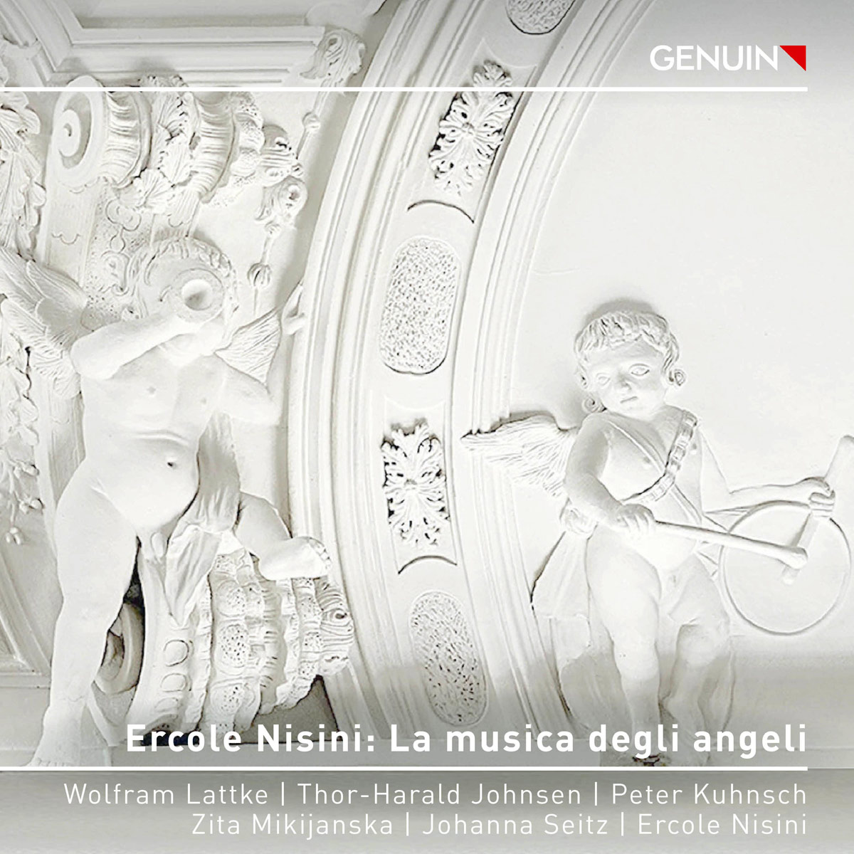 CD album cover 'Ercole Nisini: La musica degli angeli' (GEN 26965) with Ercole Nisini, Wolfram Lattke ...