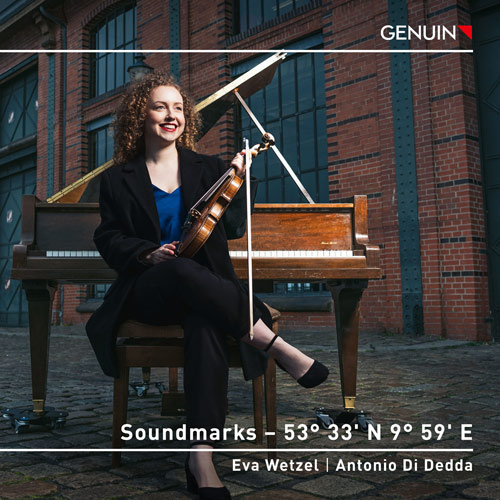 CD album cover 'Soundmarks – 53° 33‘ N 9° 59‘ E' (GEN 26982) with Eva Wetzel, Antonio Di Dedda