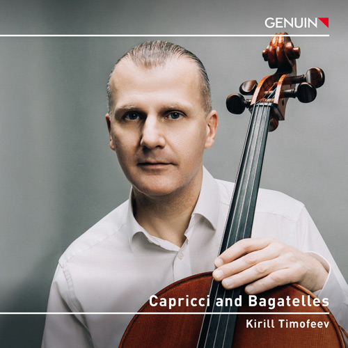 CD album cover 'Capricci and Bagatelles' (GEN 26979) with Kirill Timofeev