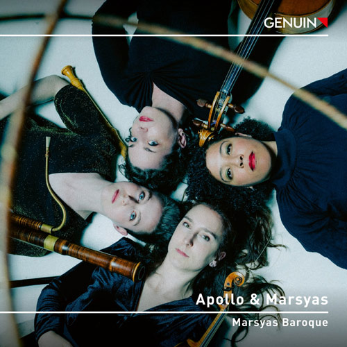 CD album cover 'Apollo & Marsyas' (GEN 26997) with Marsyas Baroque