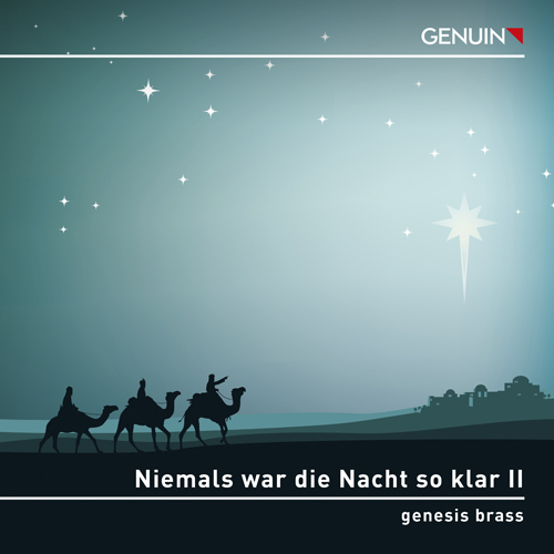 CD album cover 'Niemals war die Nacht so klar, Vol. 2' (GEN 26992d) with genesis brass, Christian Sprenger