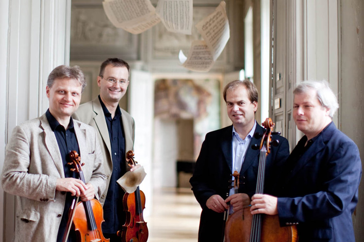 Concert at French Embassy Aron Quartett presents compositions by French composer David Chaillou