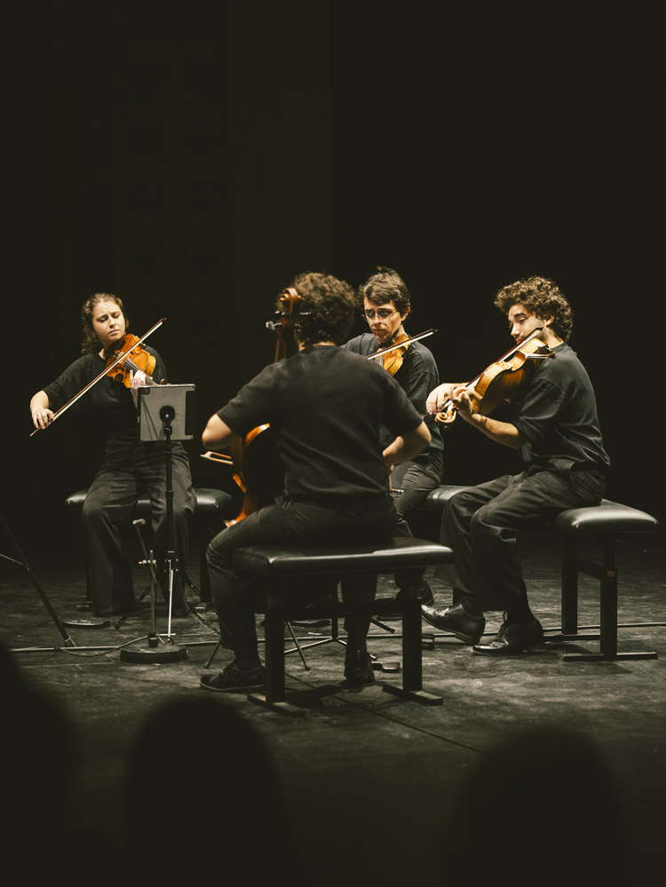 The Viatores Quartet performed impressively at the ARD International Music Competition and received the GENUIN Special Prize